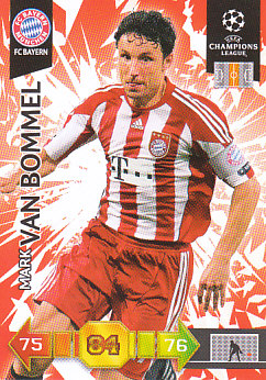 Mark van Bommel Bayern Munchen 2010/11 Panini Adrenalyn XL CL #44